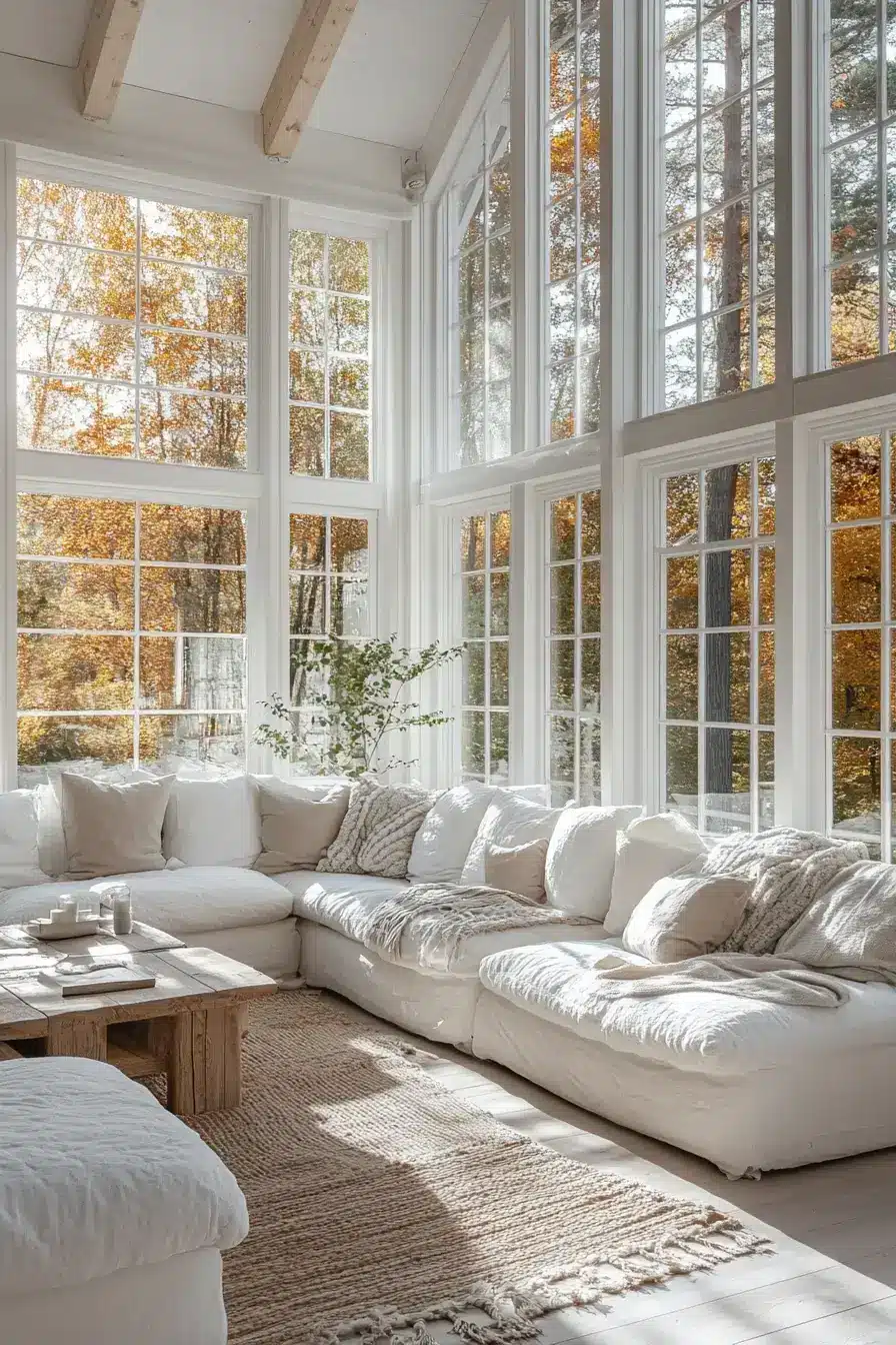 modern cottage interior