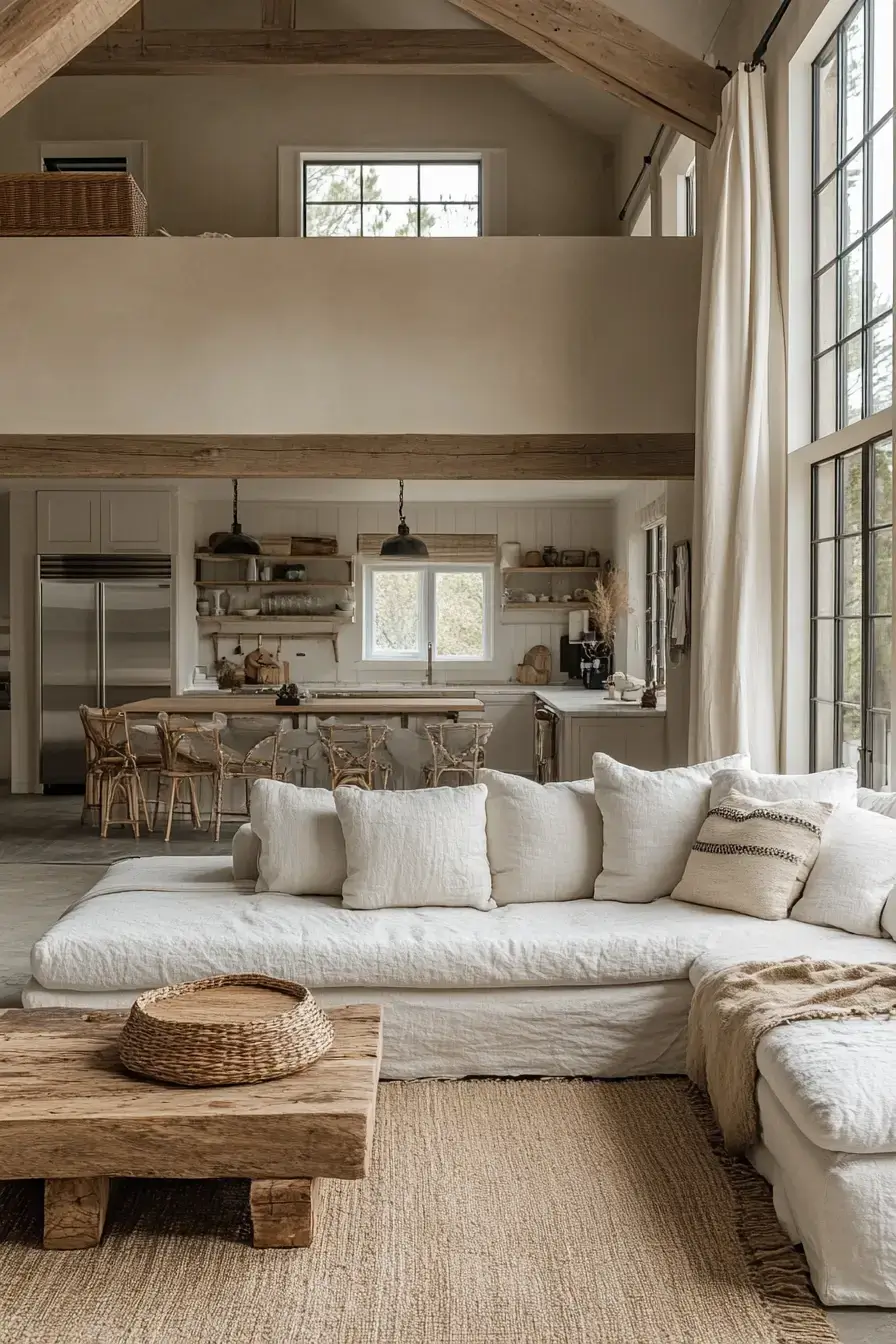 modern cottage interior