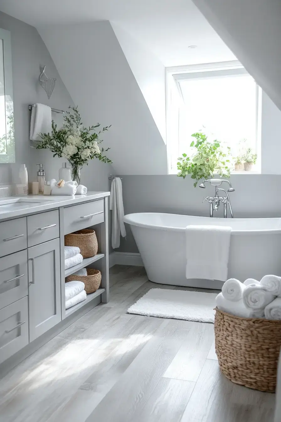 grey bathroom