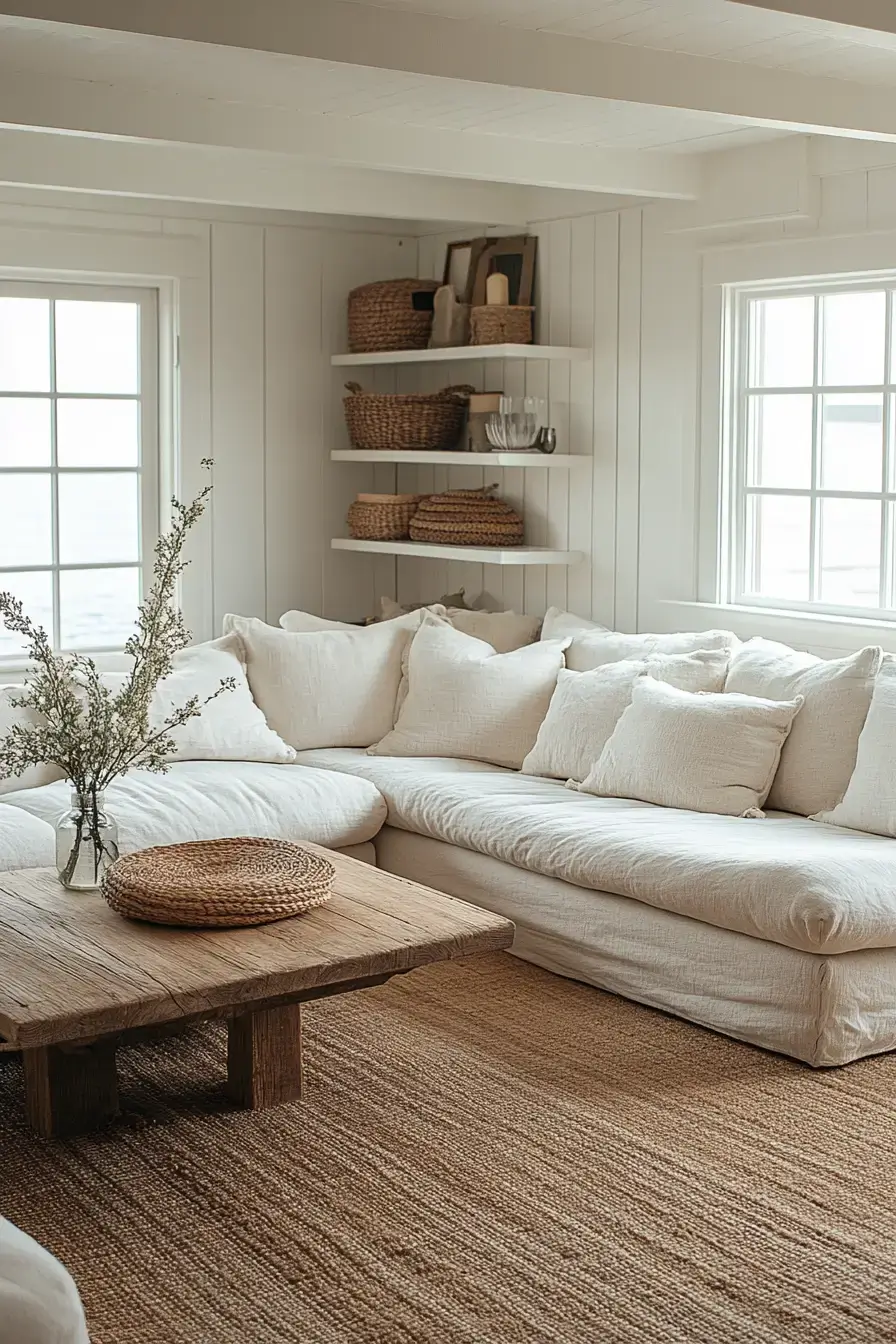 modern cottage interior