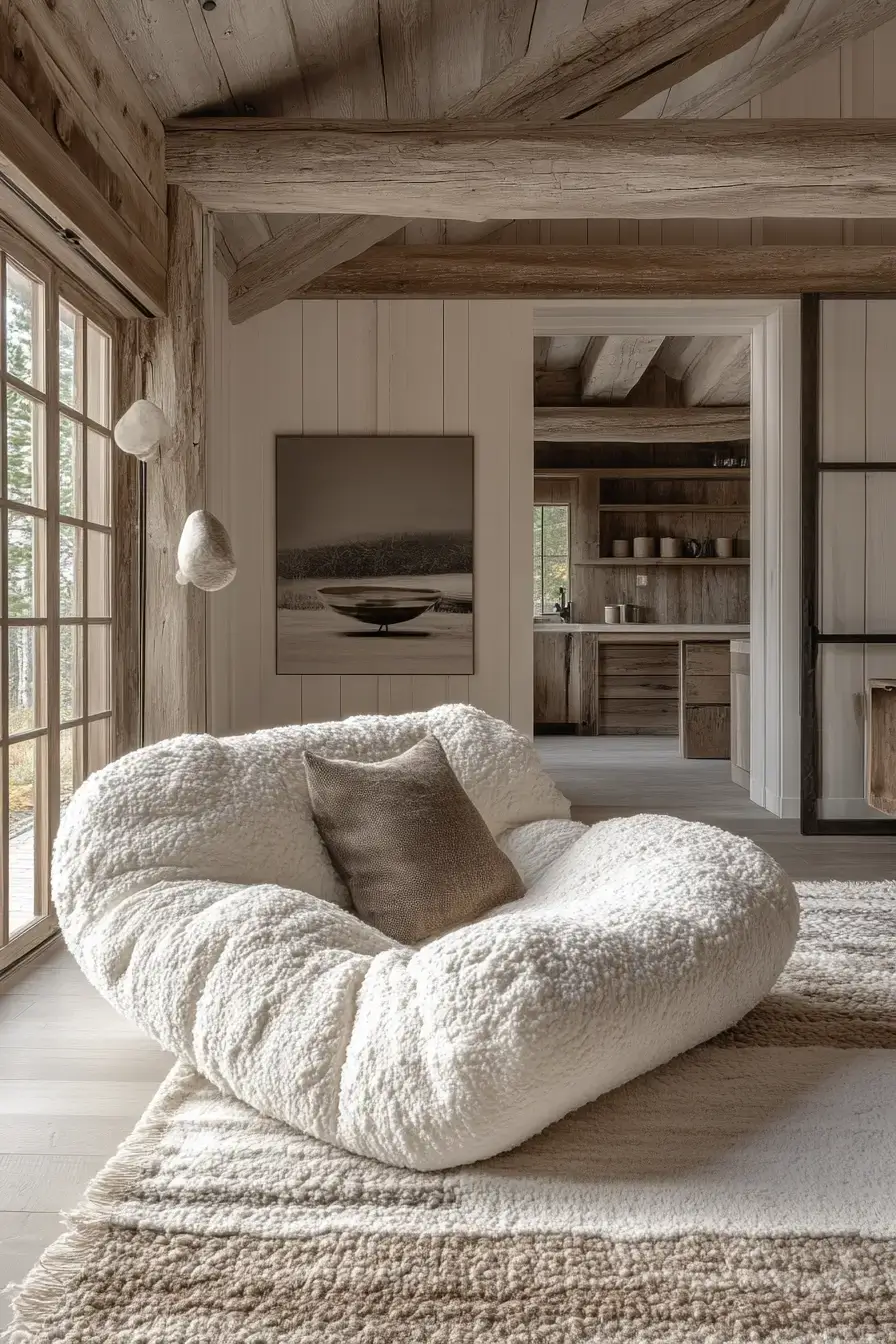 modern cottage interior
