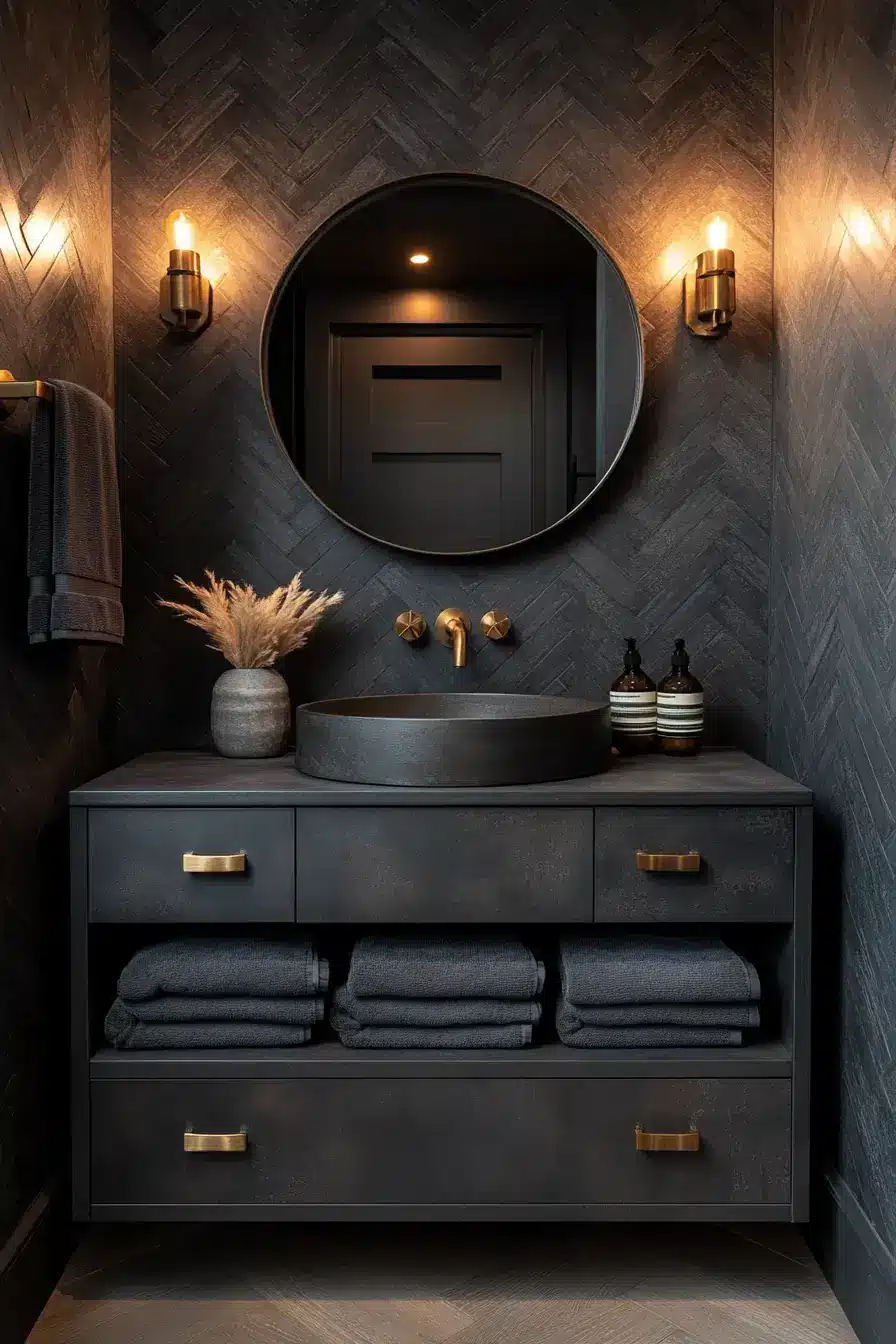 grey bathroom