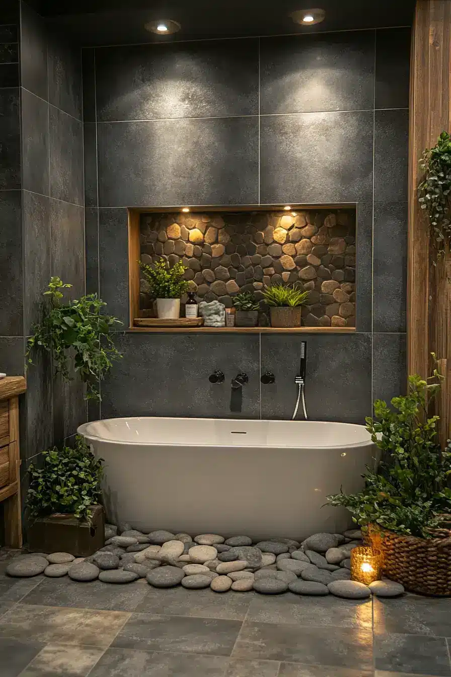 grey bathroom