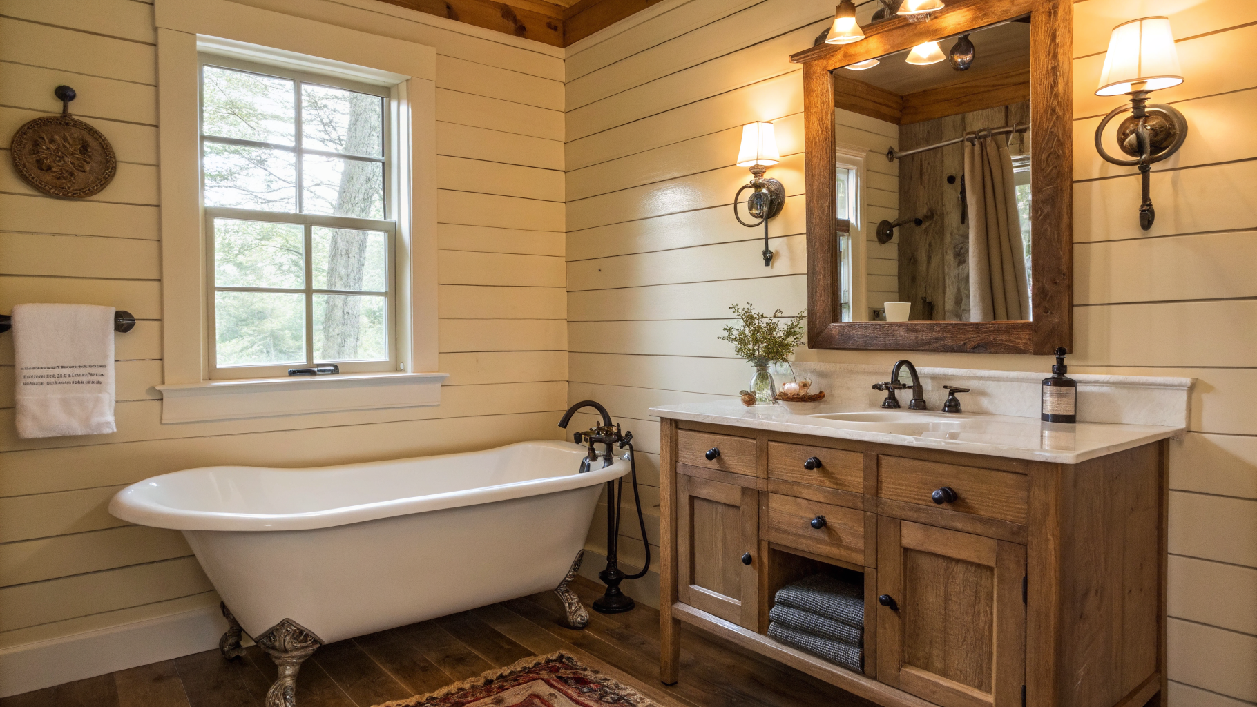 Farmhouse Bathrooms That Balance Rustic With Real Life - My Elegant Home