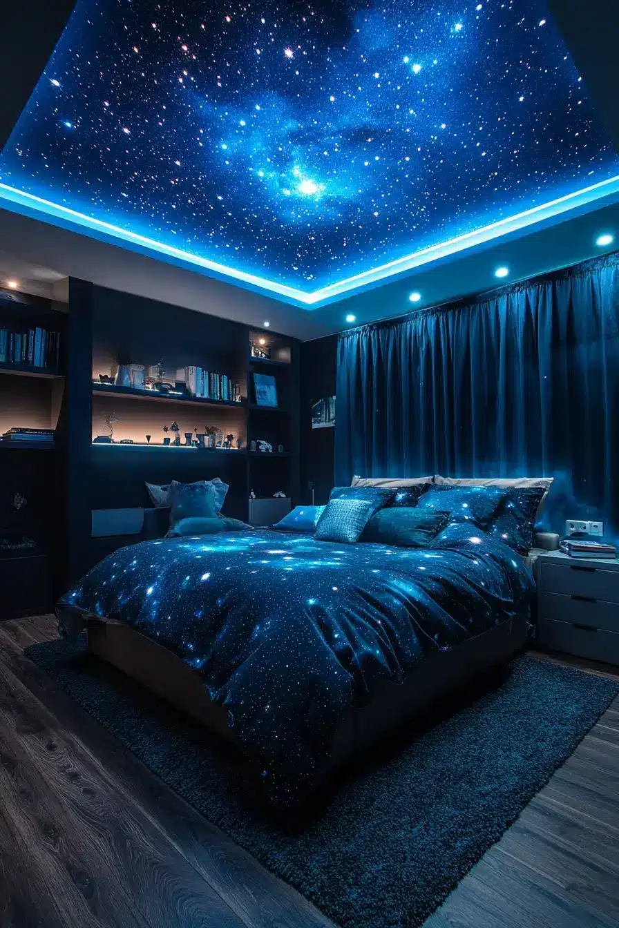 space themed bedroom