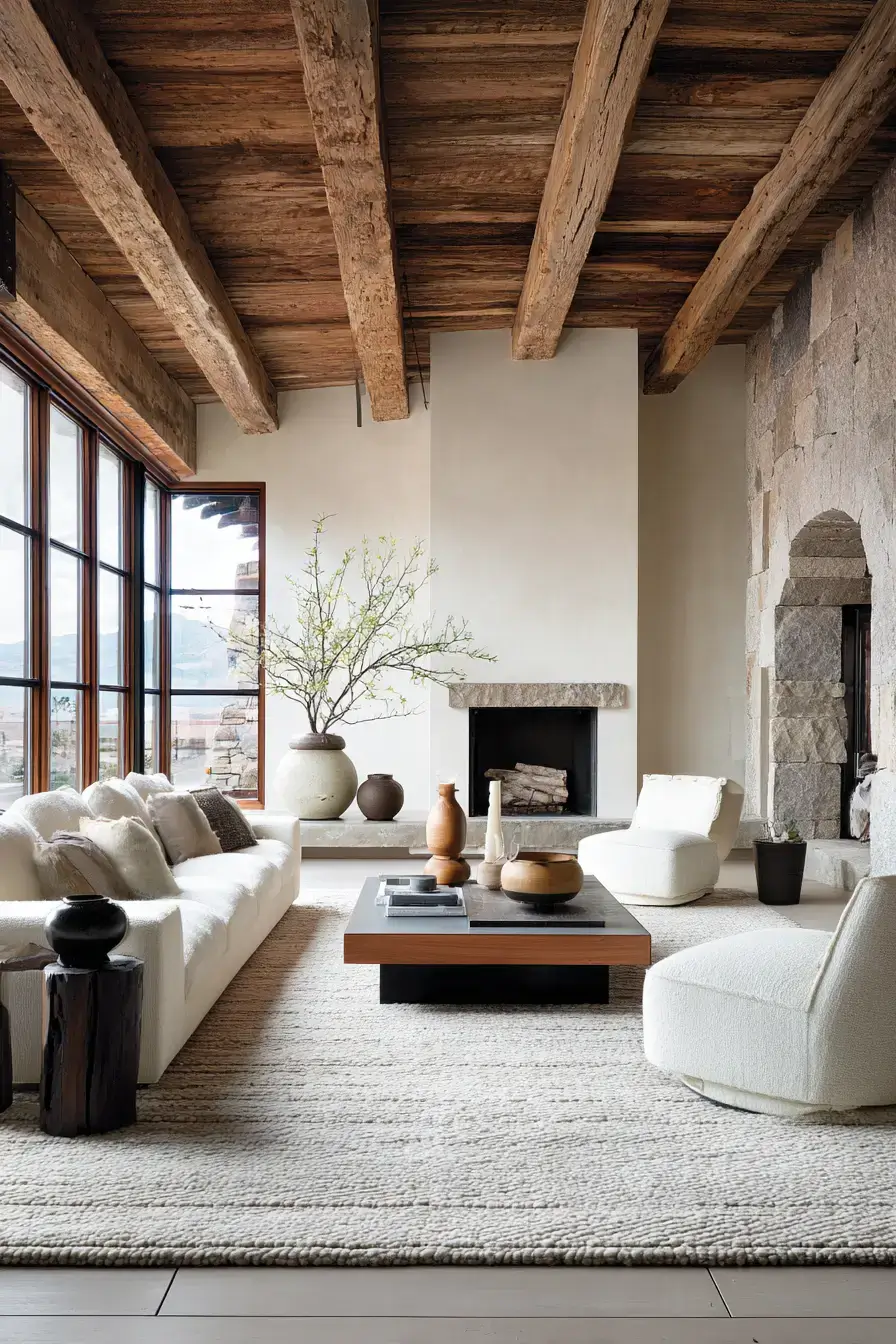 rustic living room decor