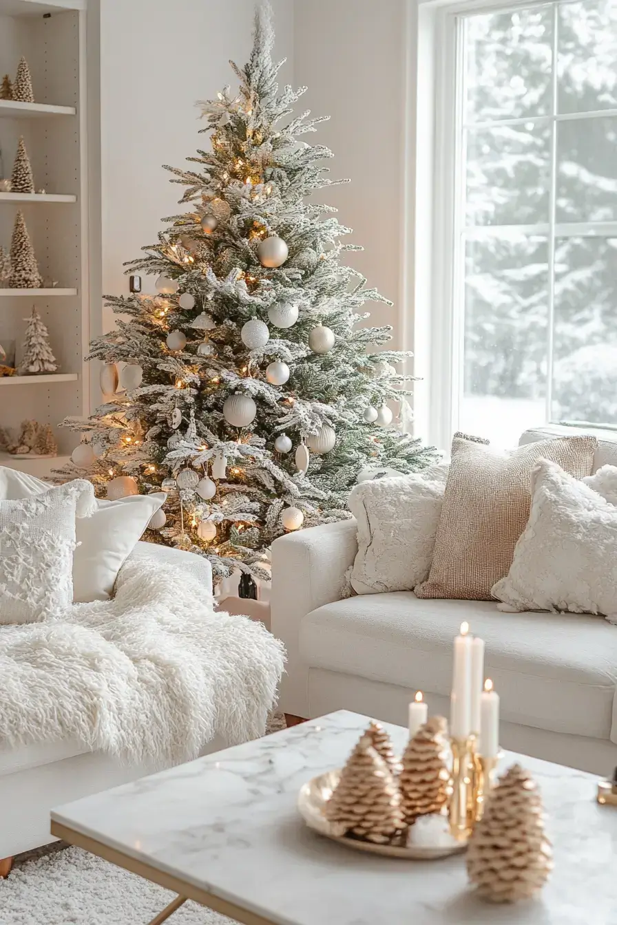 christmas living room