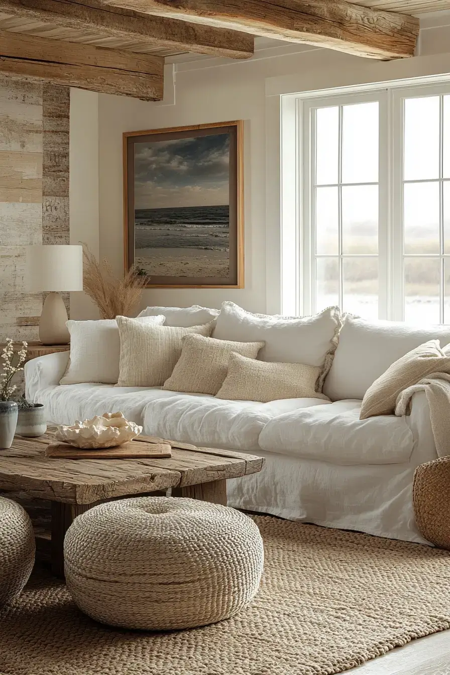 coastal casual living room
