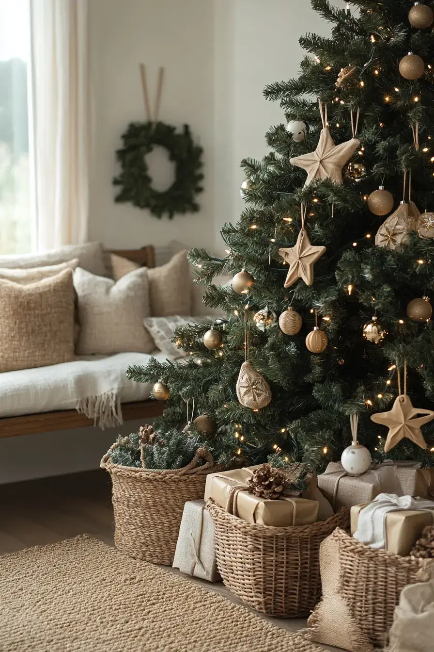 natural christmas decor