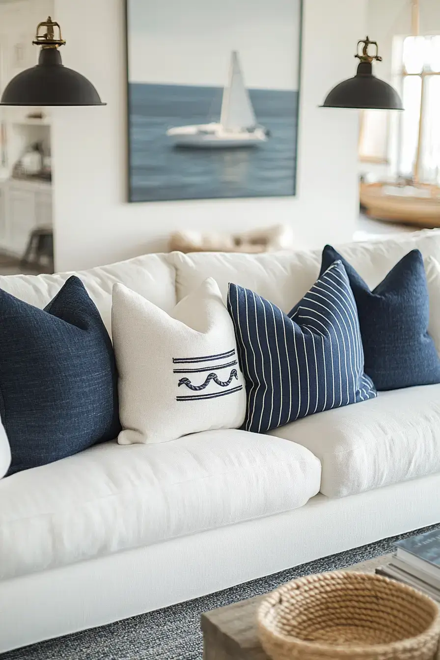 coastal casual living room