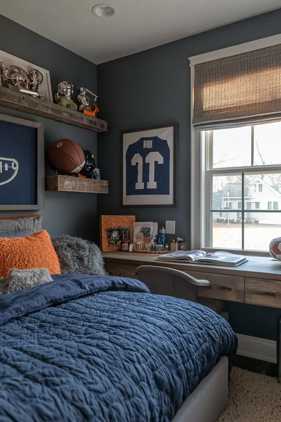 teen boy bedroom