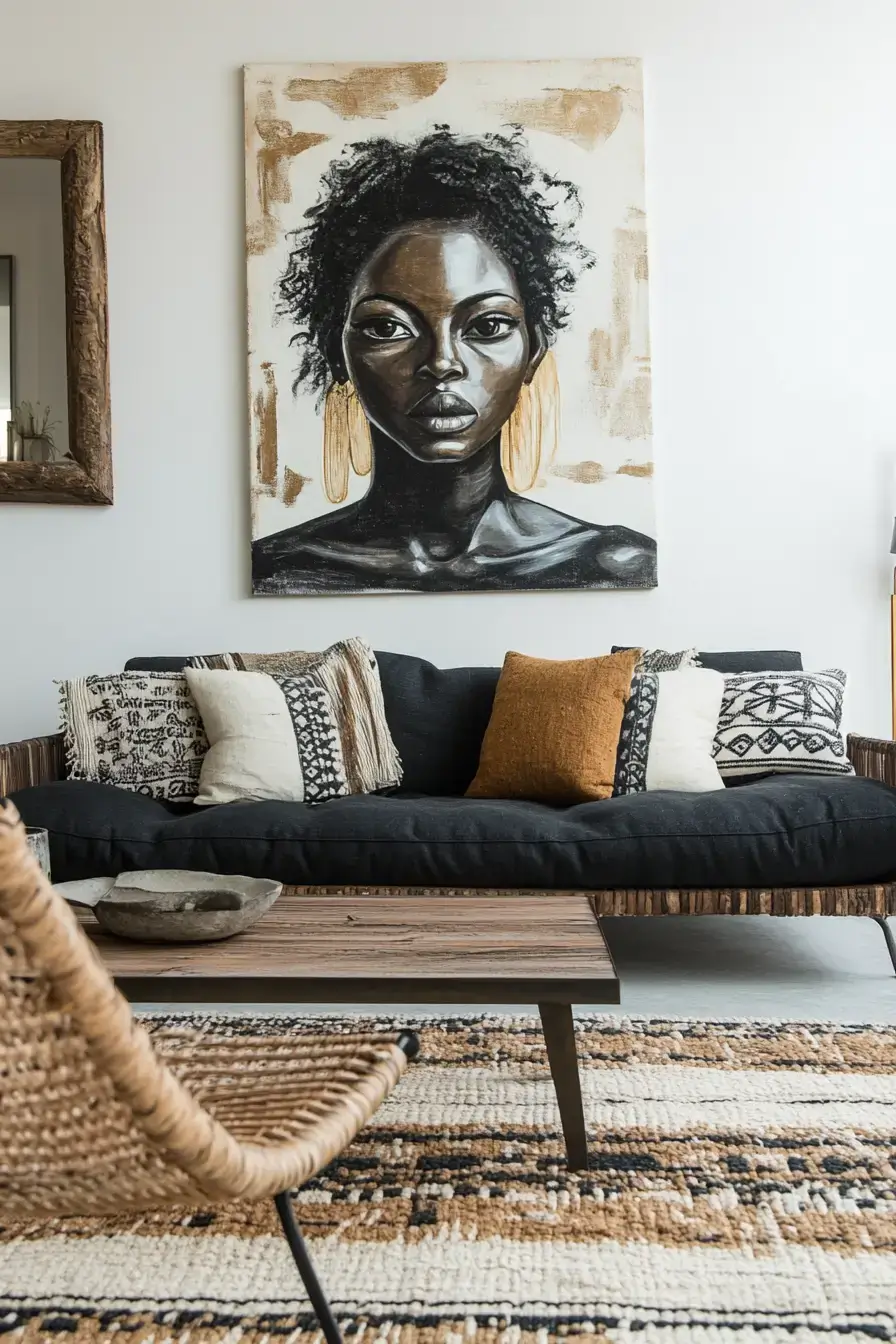 afro bohemian style decor