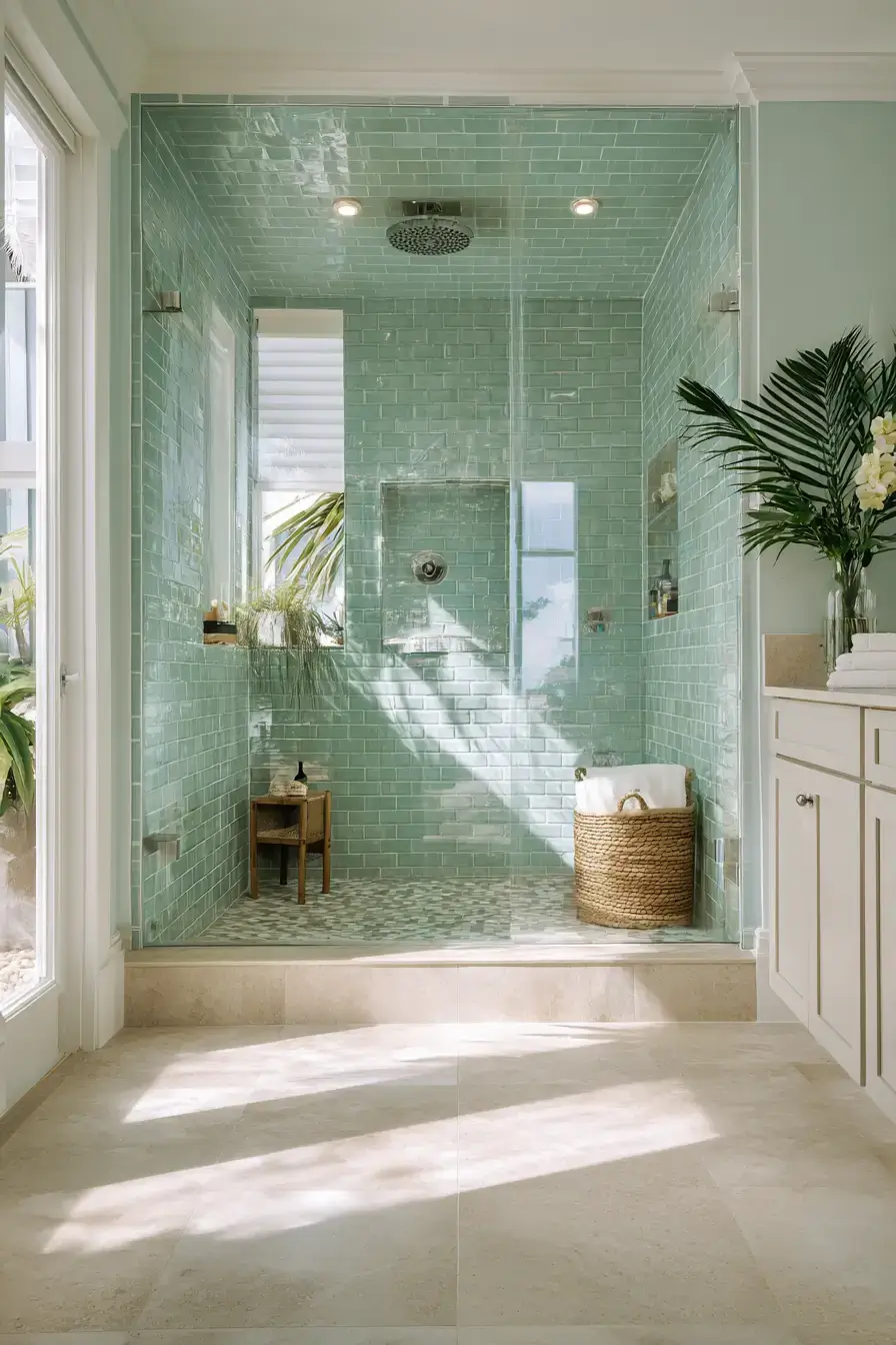 modern coastal bathroom