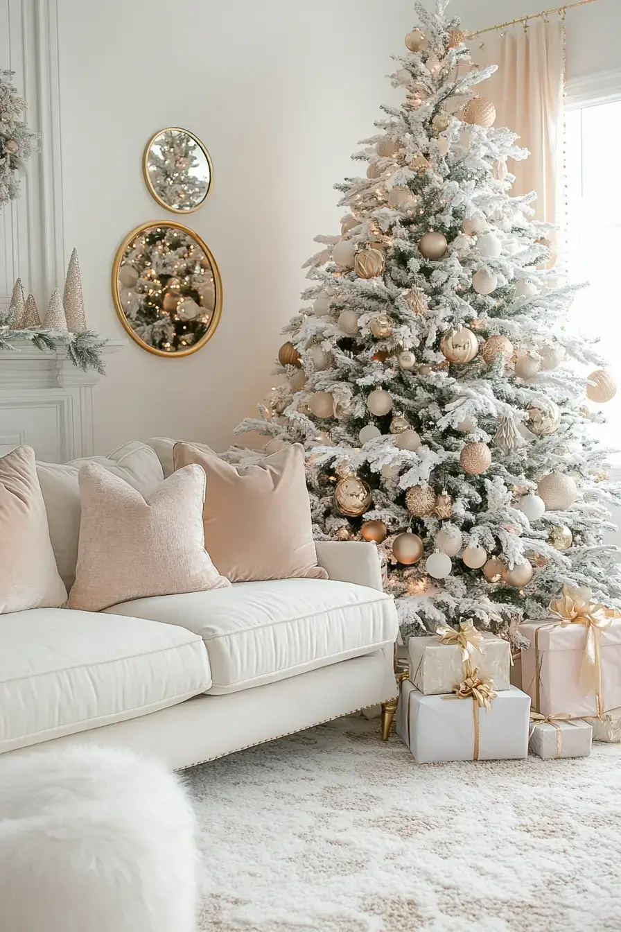 christmas living room