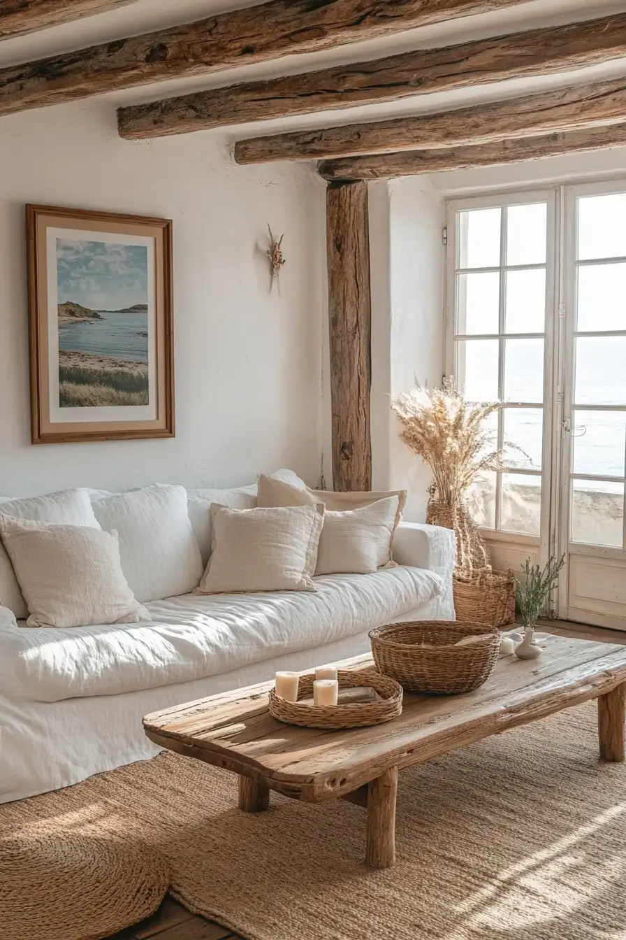 coastal casual living room