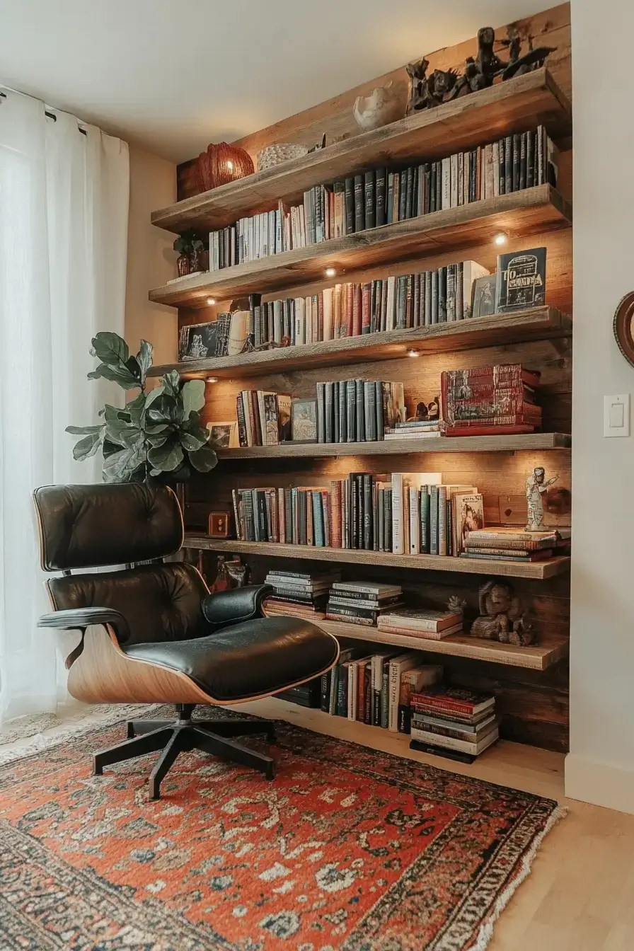 cozy home library