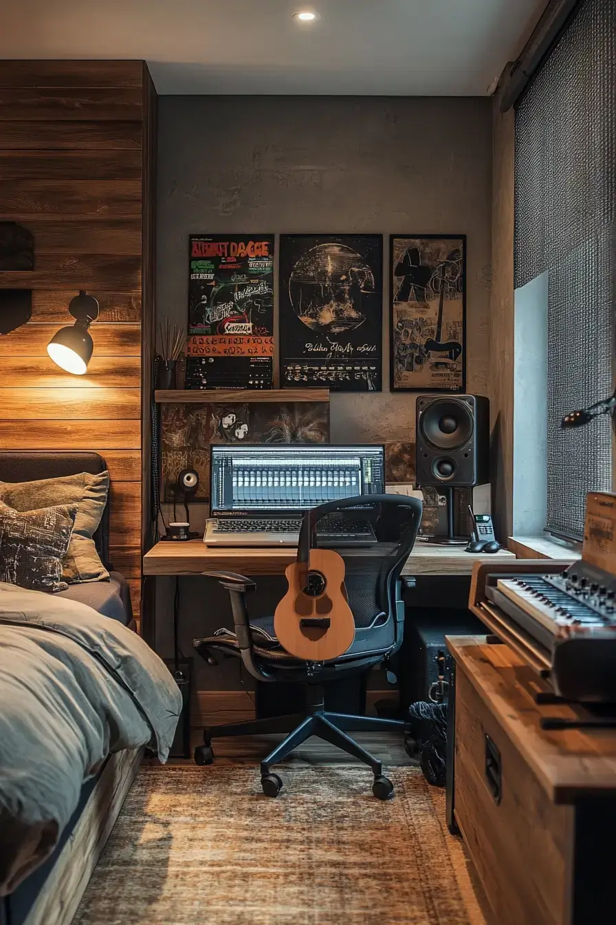 teen boy bedroom