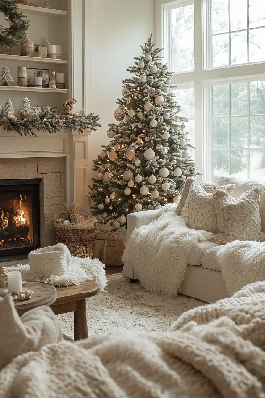 christmas living room