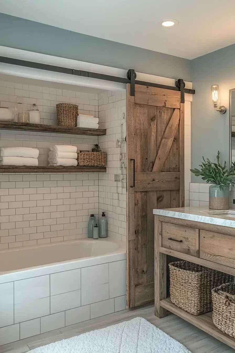 modern coastal bathroom