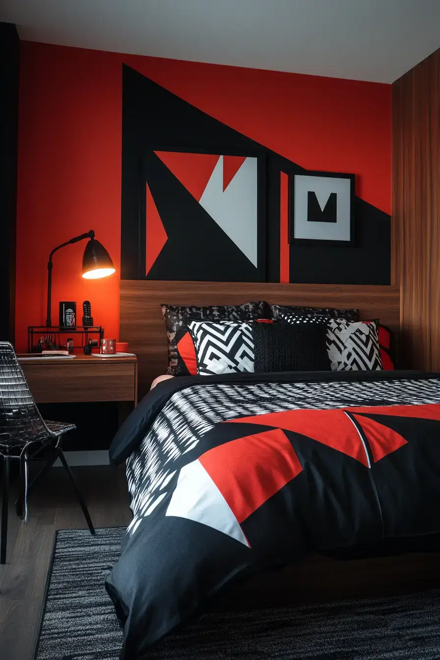 teen boy bedroom