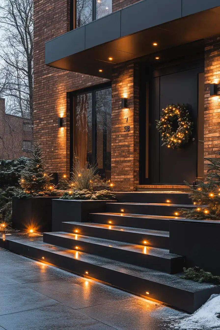 front porch christmas decor