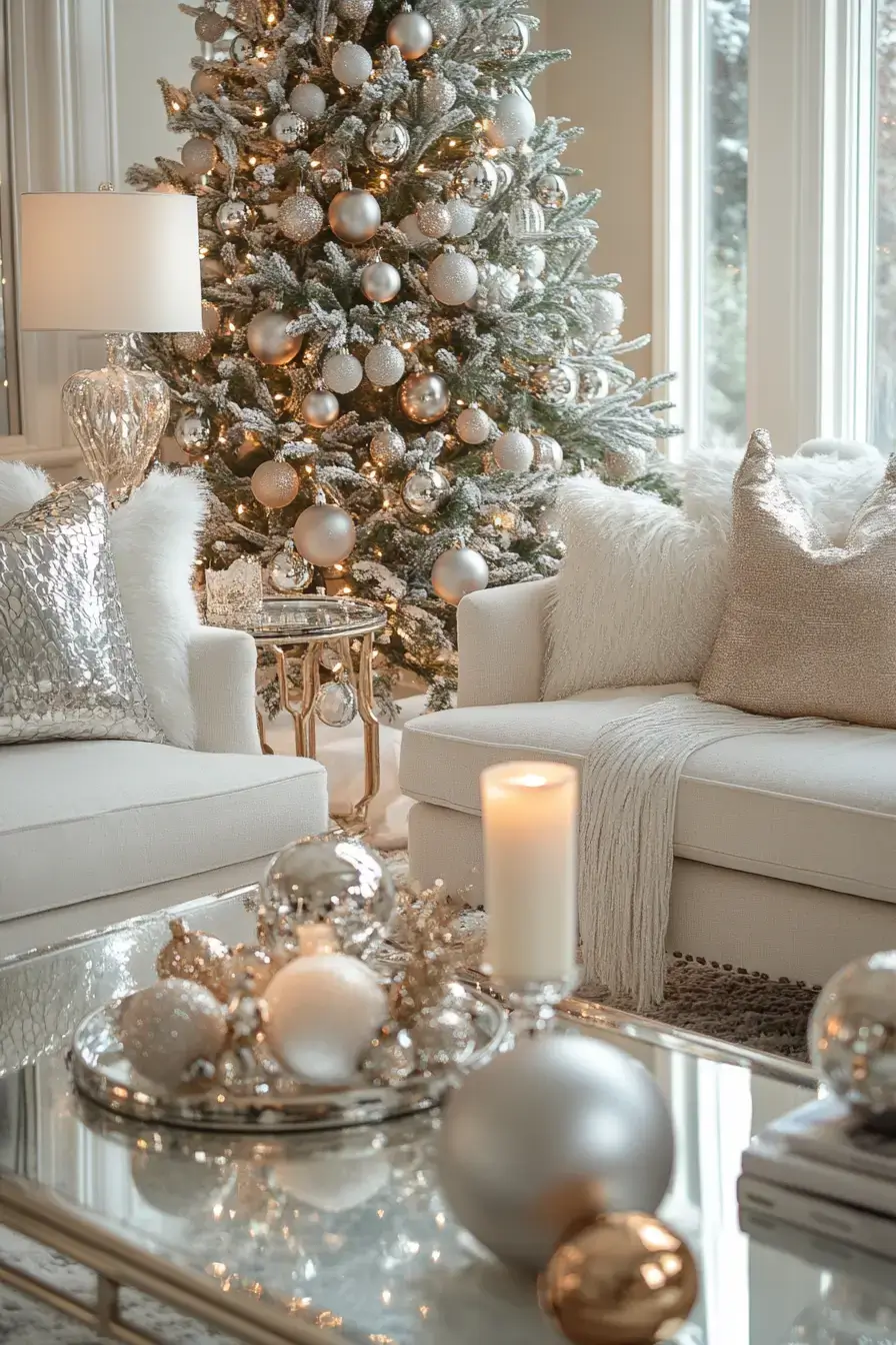 christmas living room