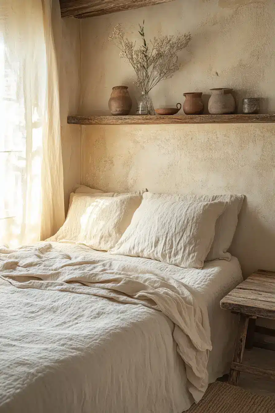 minimalist boho bedrooms