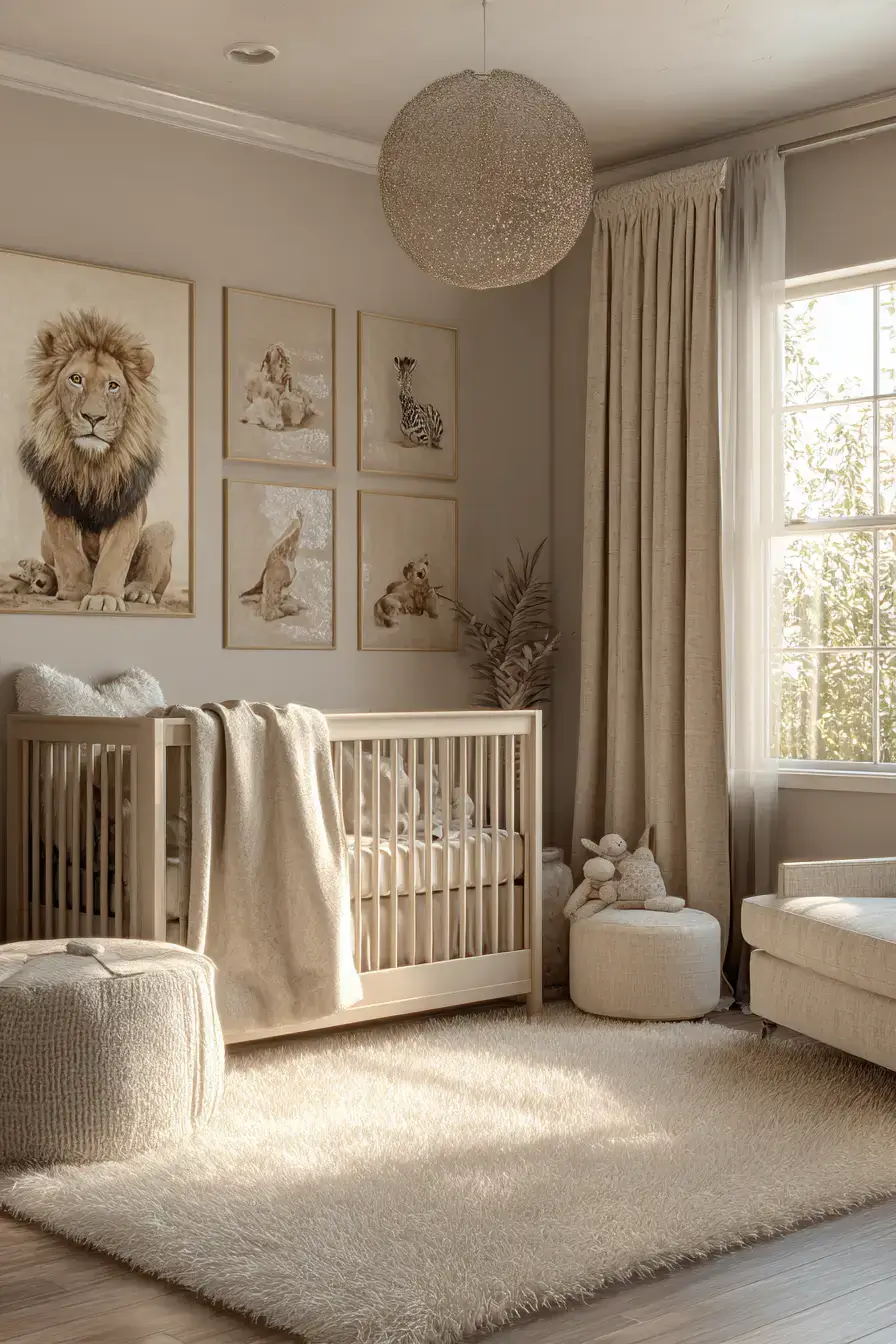 safari baby room