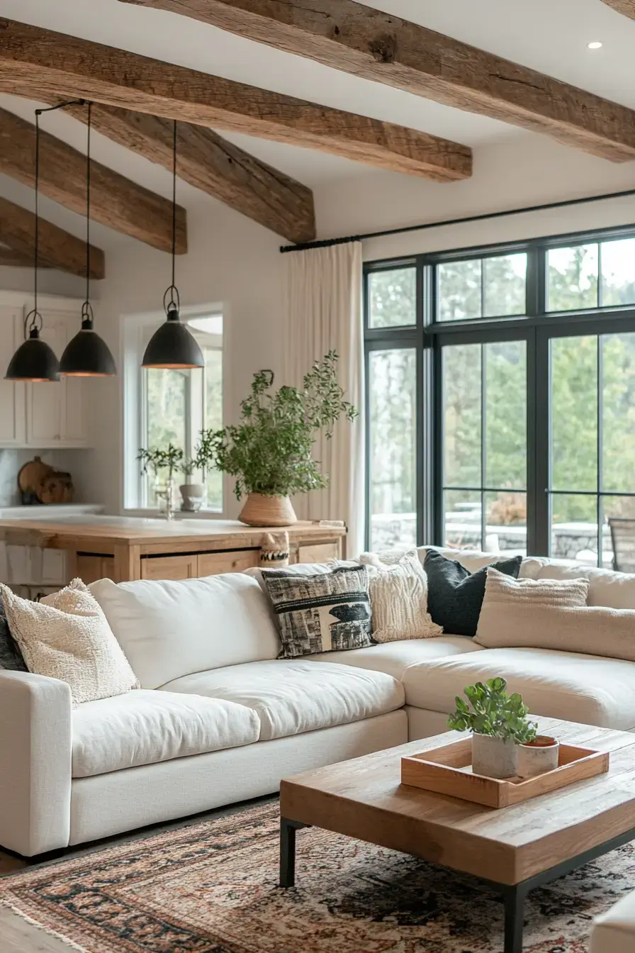 rustic living room decor