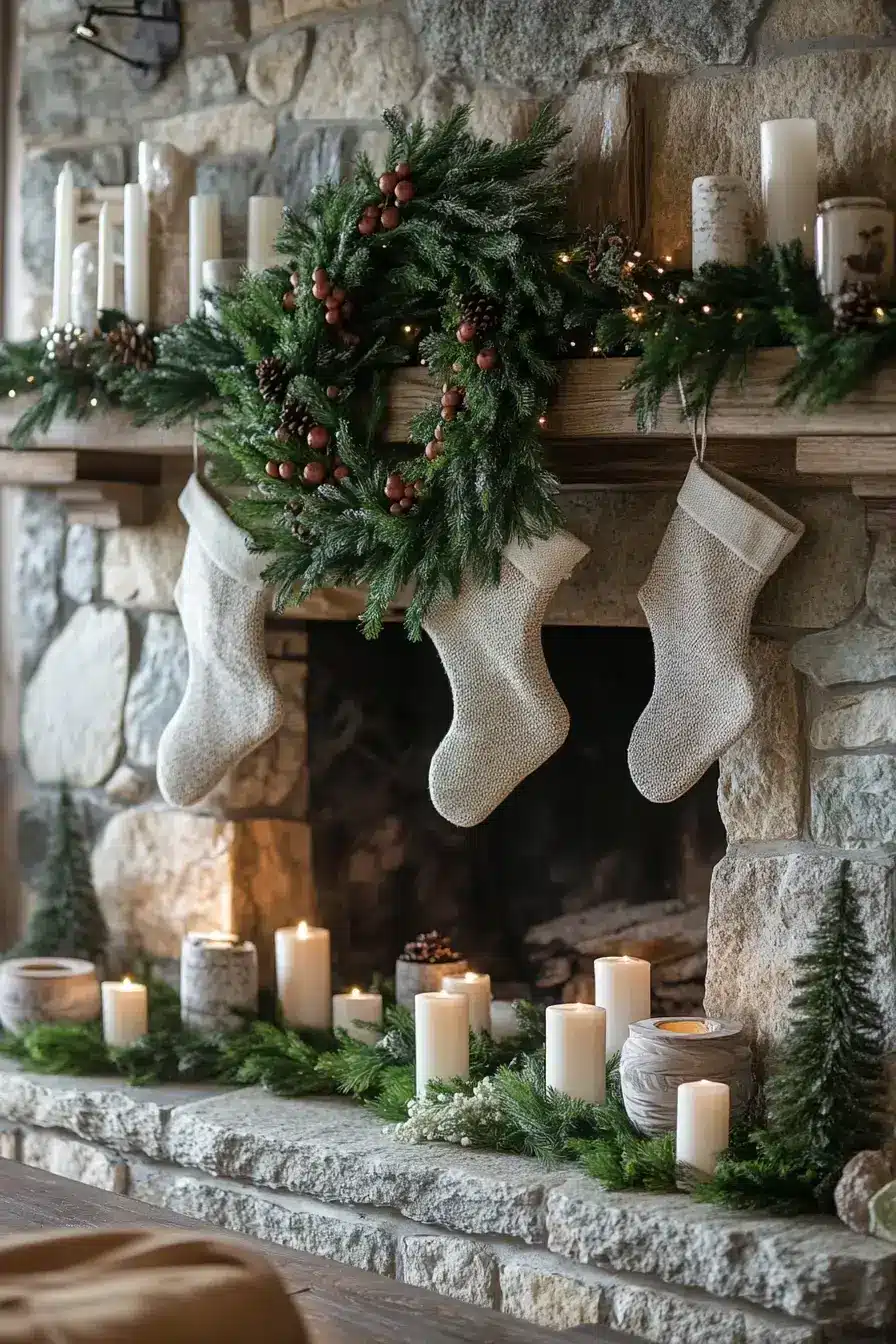 natural christmas decor