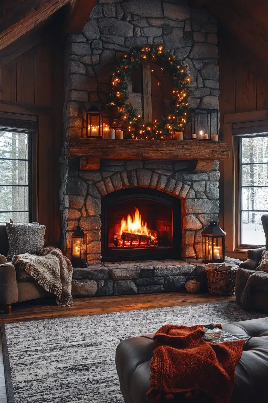 rustic living room decor