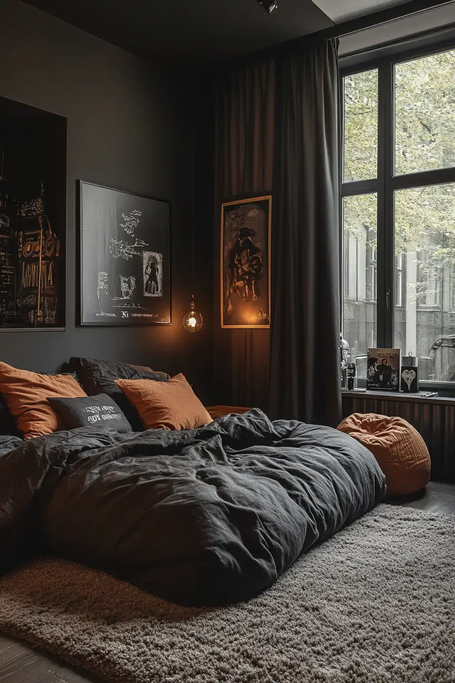 teen boy bedroom