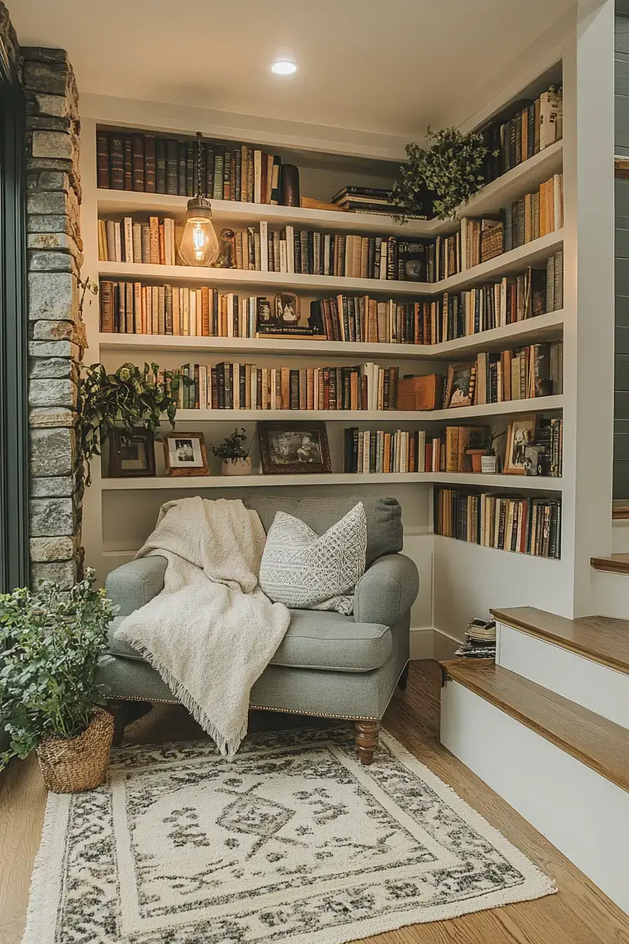 cozy home library