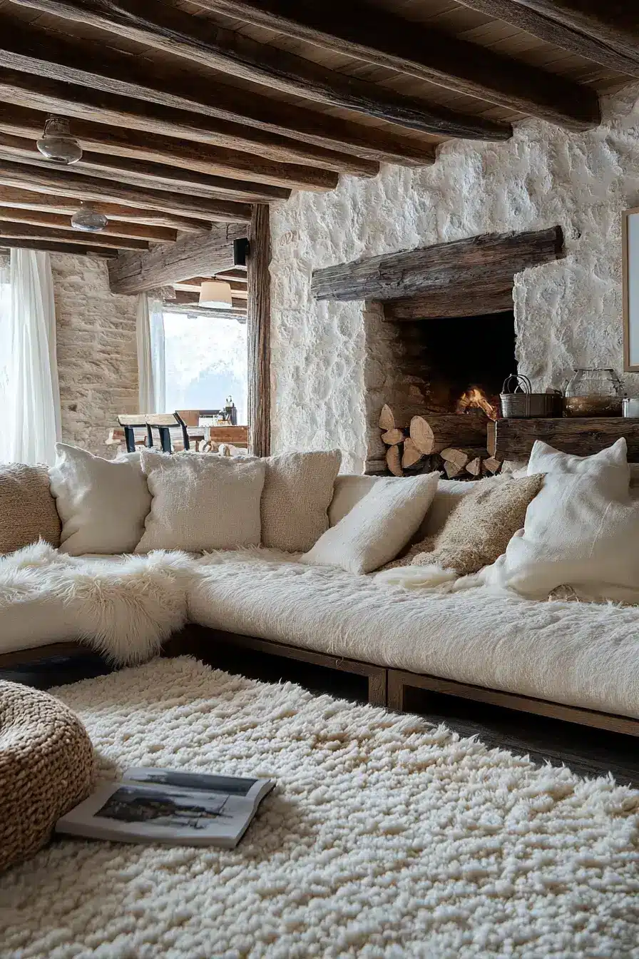 rustic living room decor