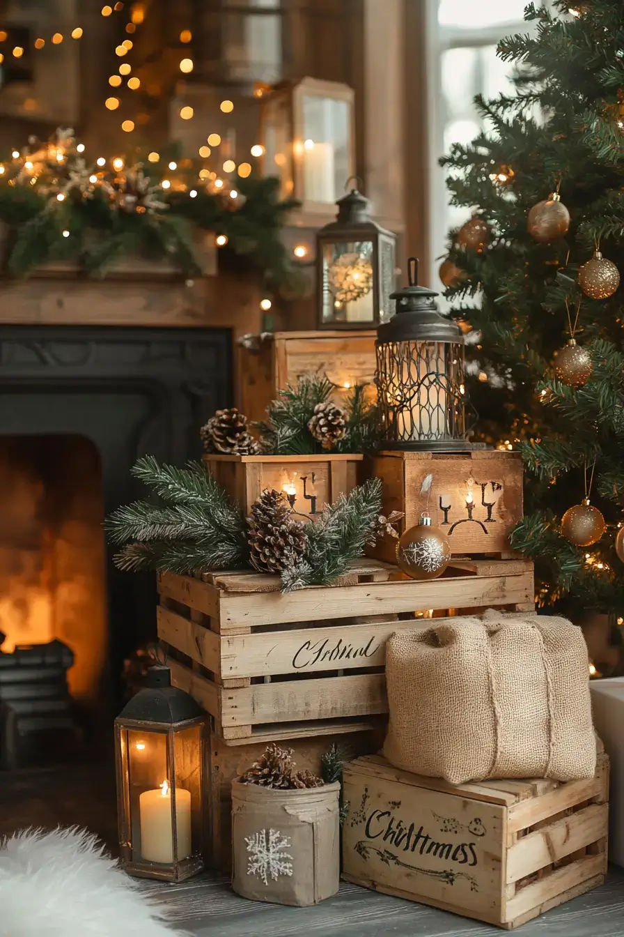 rustic christmas decor