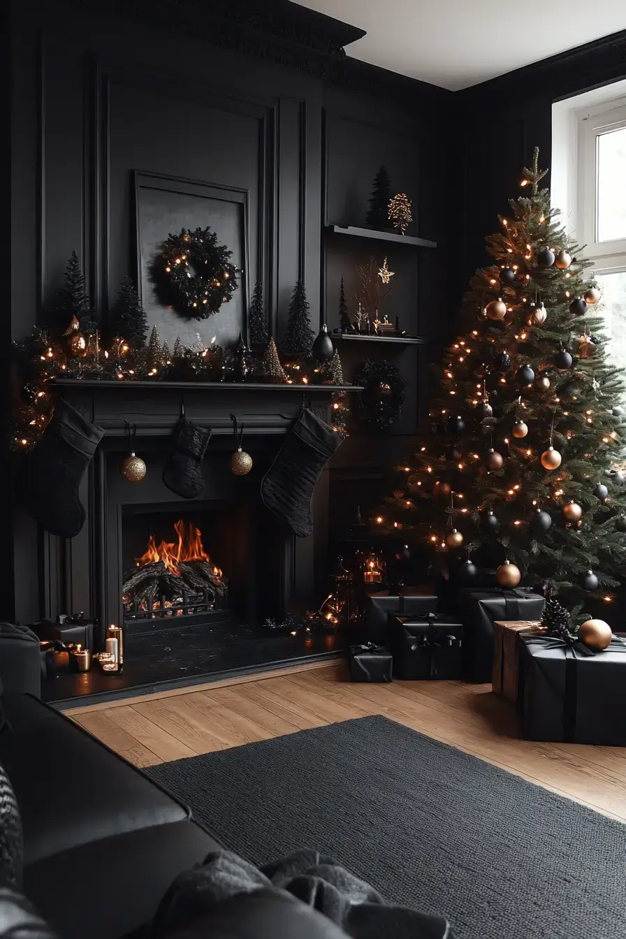 christmas living room