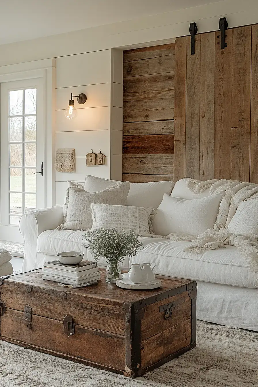 rustic living room decor