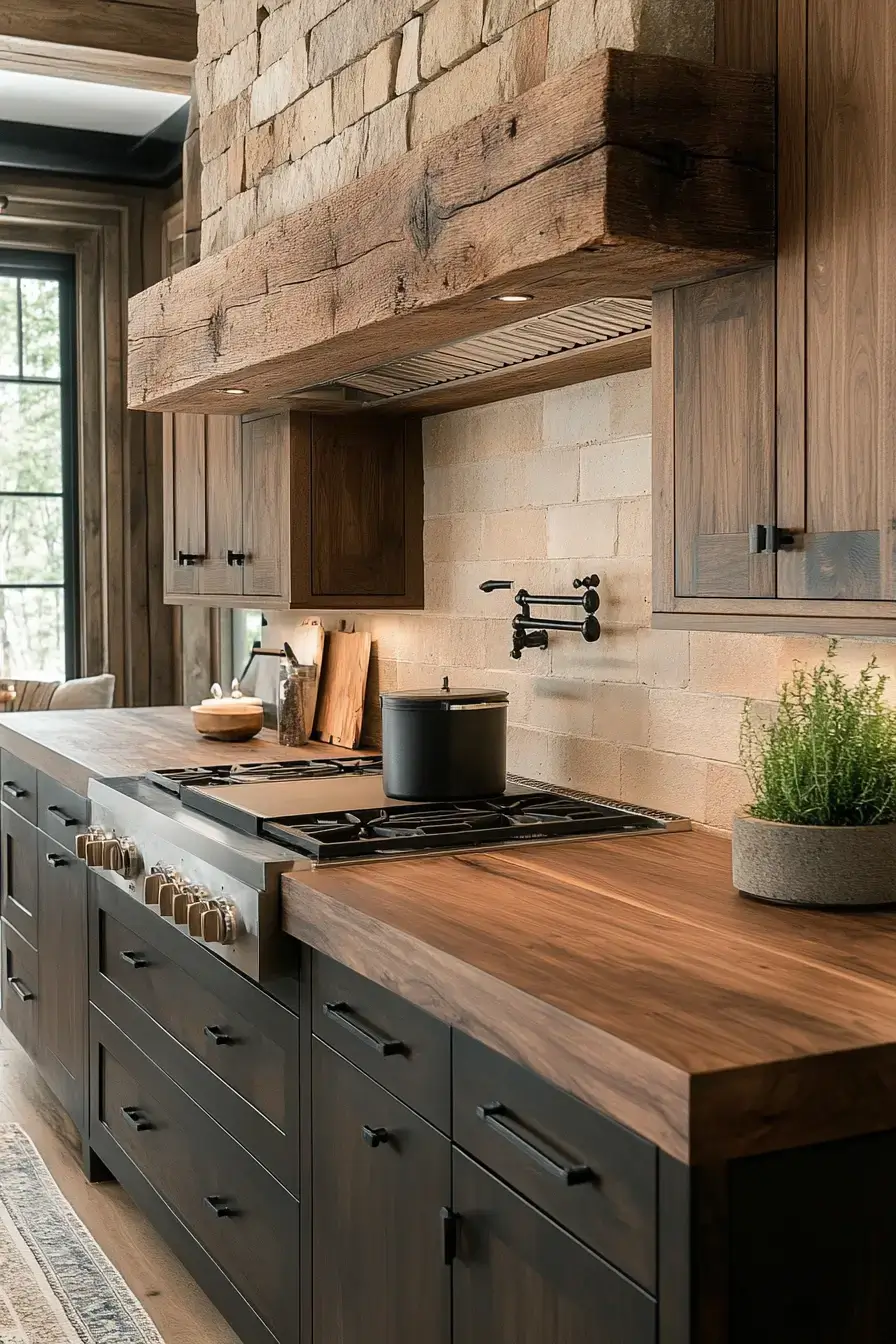 rustic kitchen cabinets