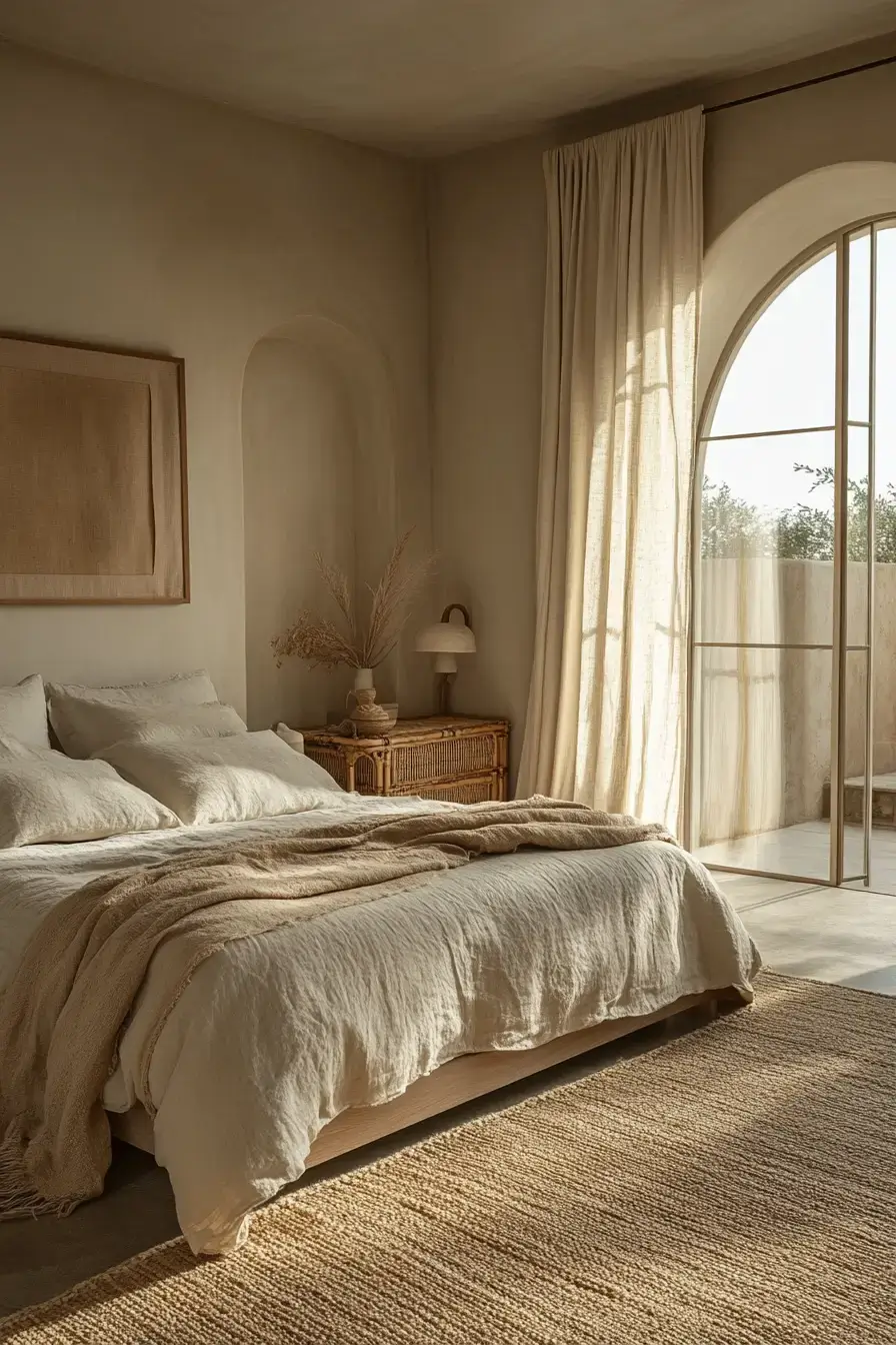 beige bedroom