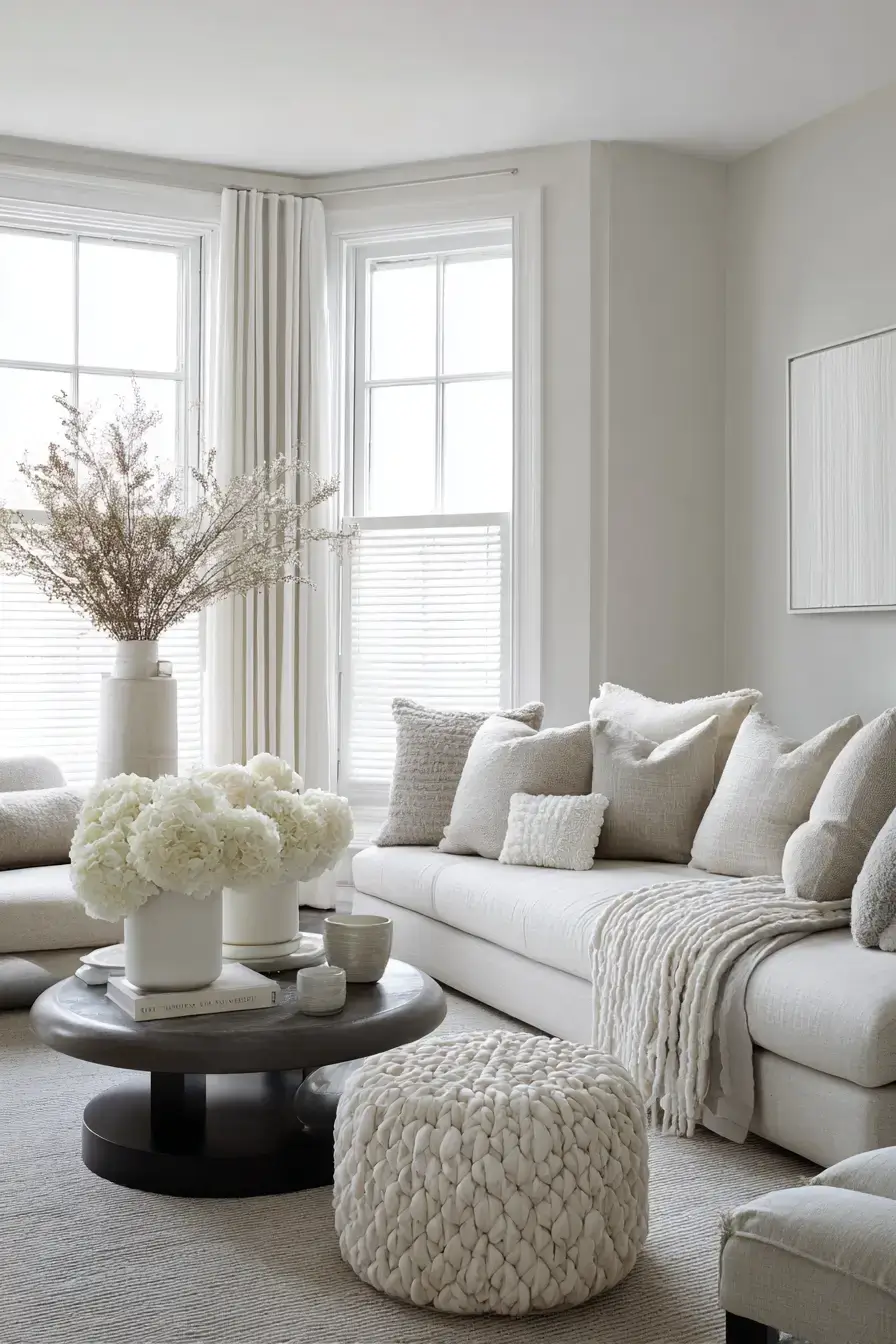 cozy minimalist living room