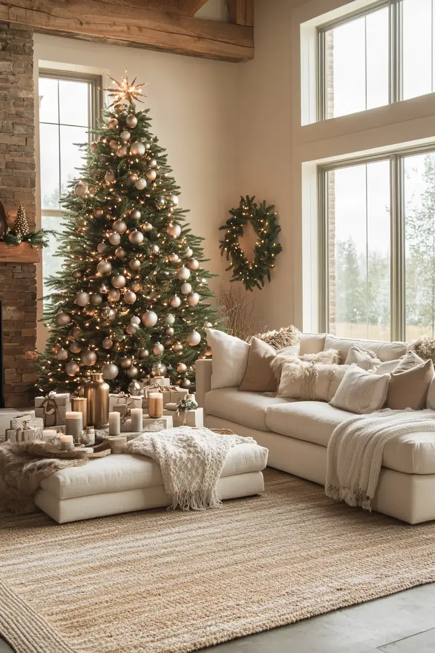 christmas living room