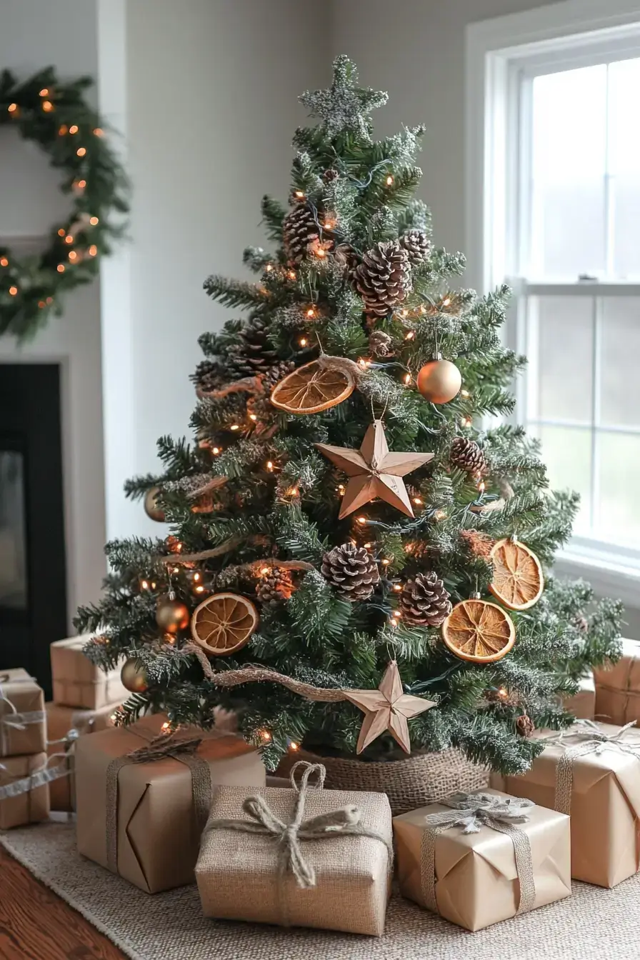 natural christmas decor