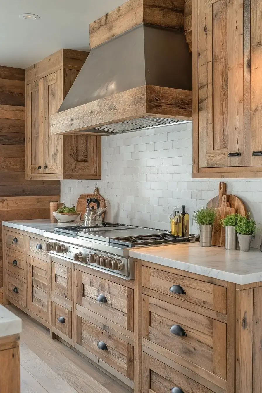 rustic kitchen cabinets