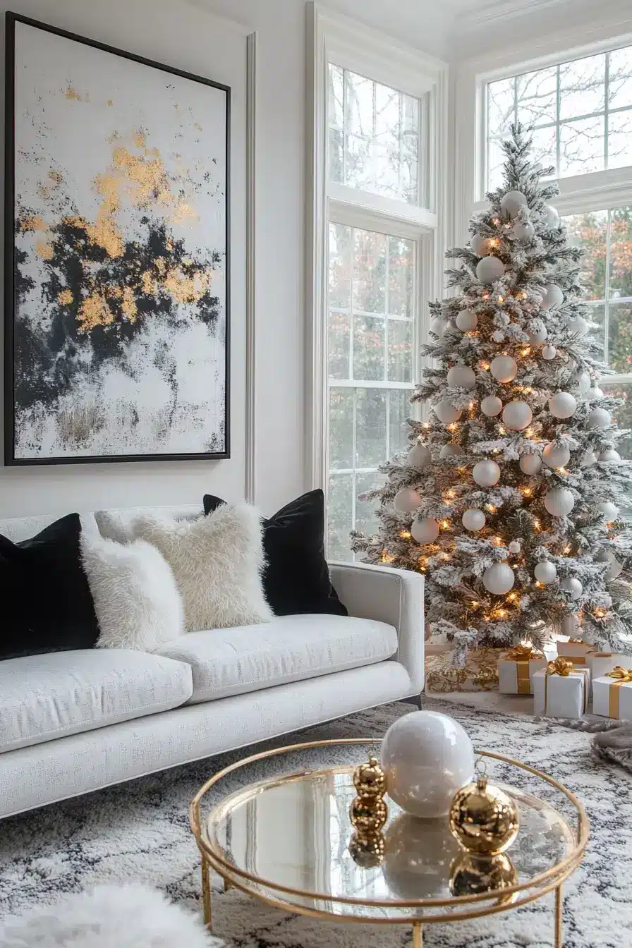 christmas living room