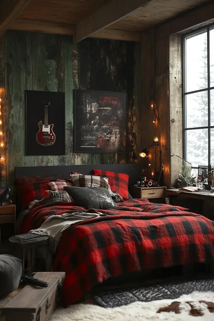 teen boy bedroom