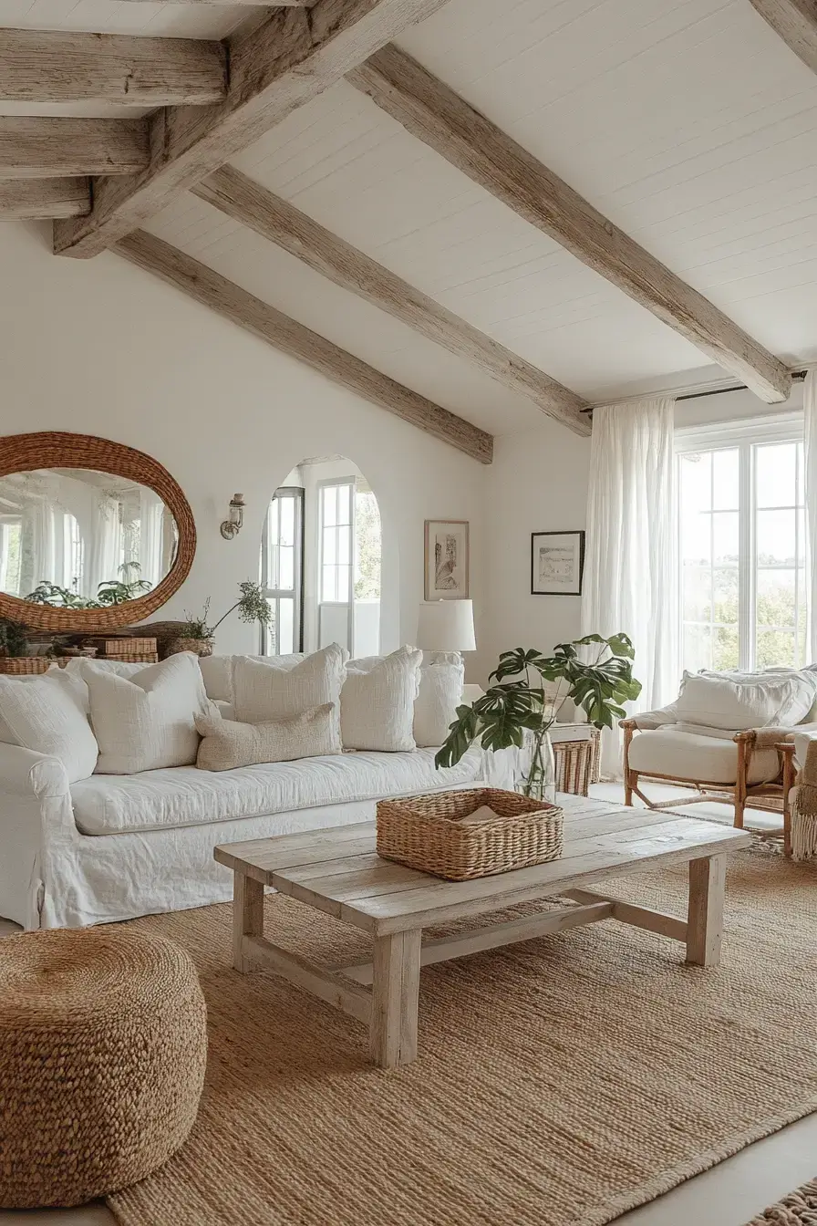 rustic living room decor