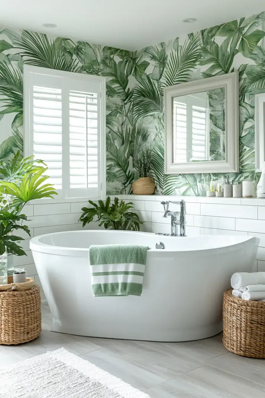 modern coastal bathroom