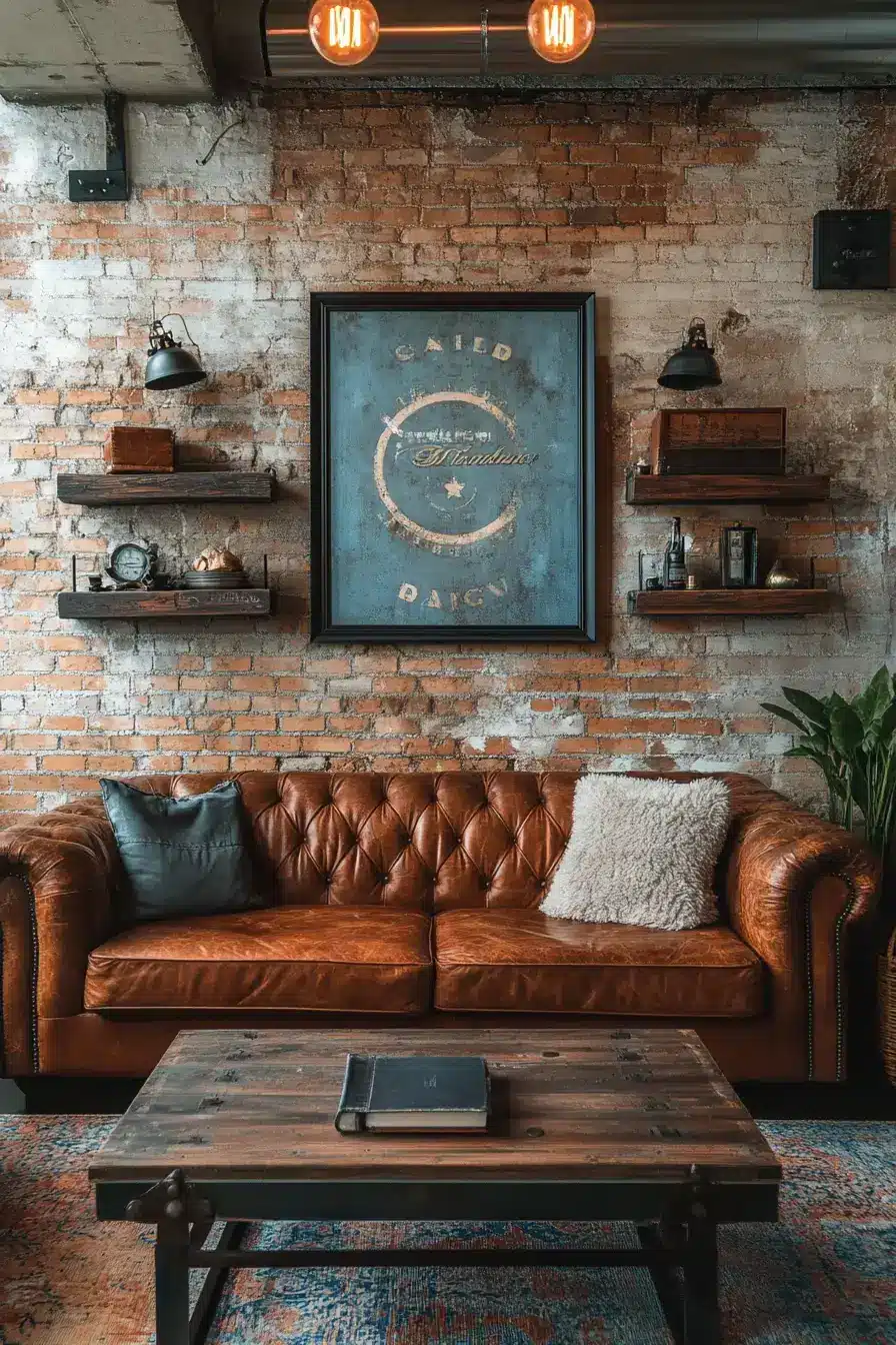 rustic living room decor