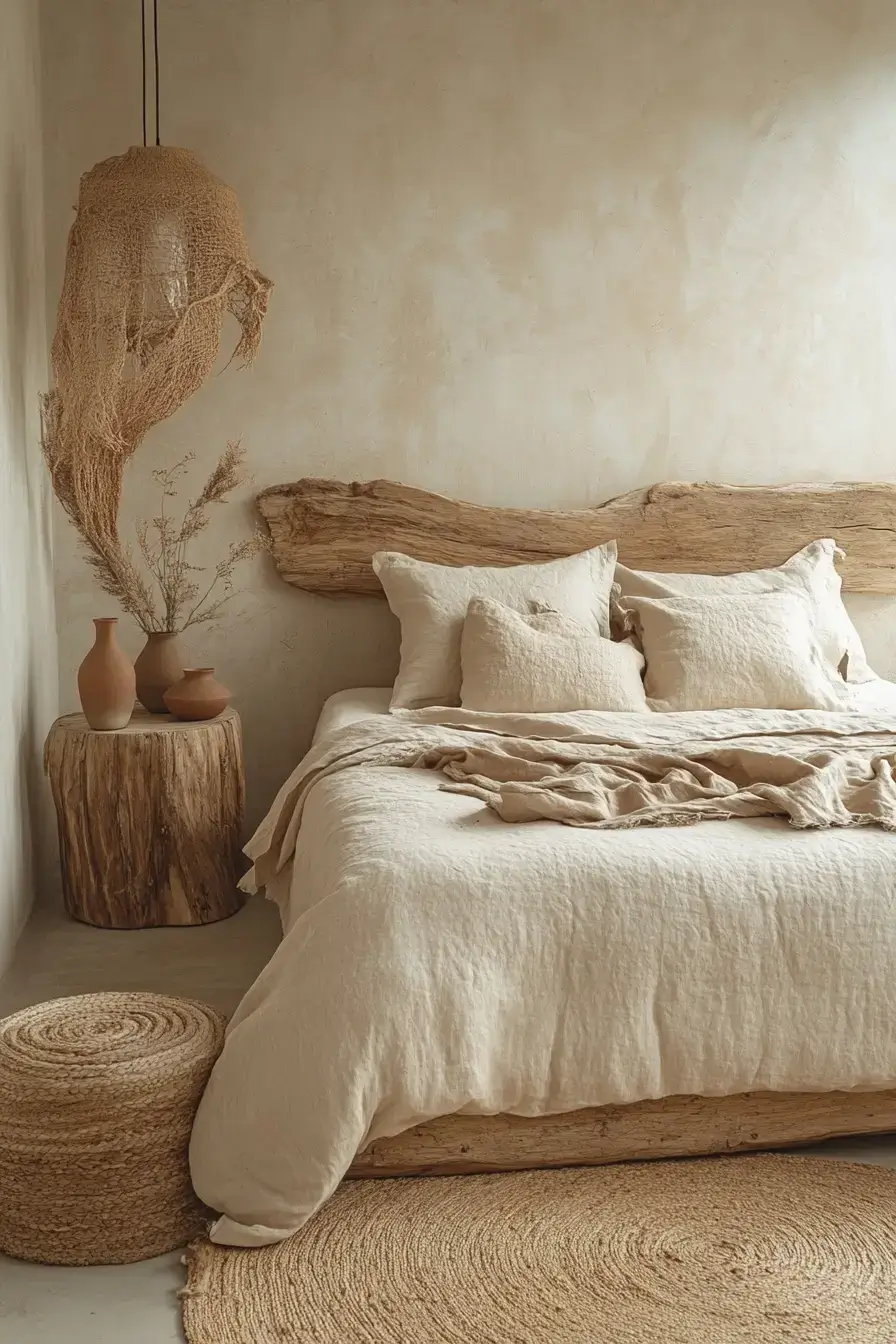 minimalist boho bedrooms