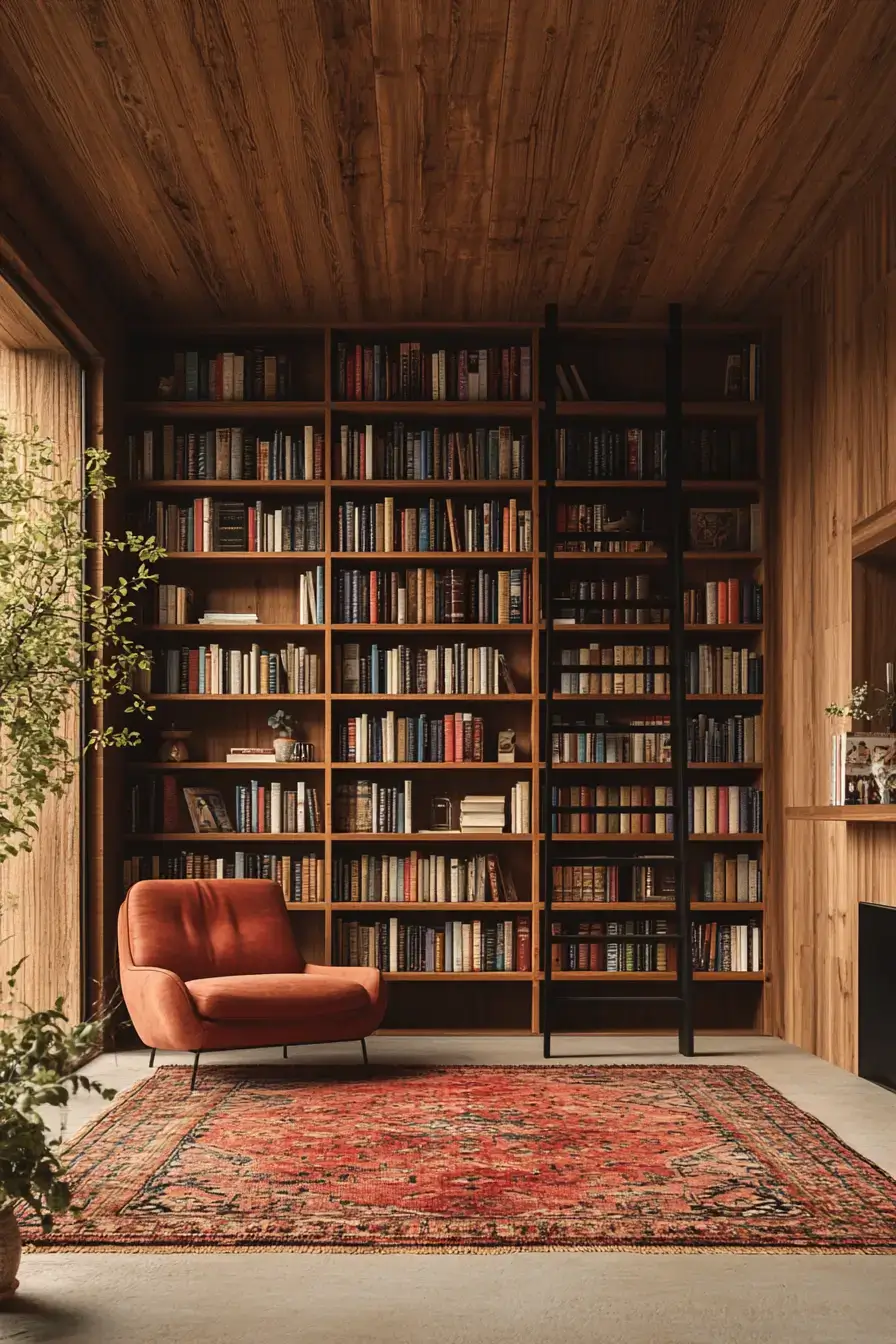 cozy home library